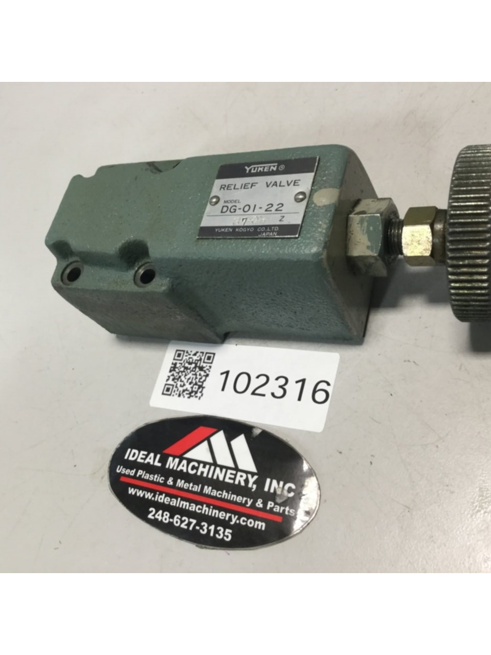 Used YUKEN Relief Valve DG-01-22 USED