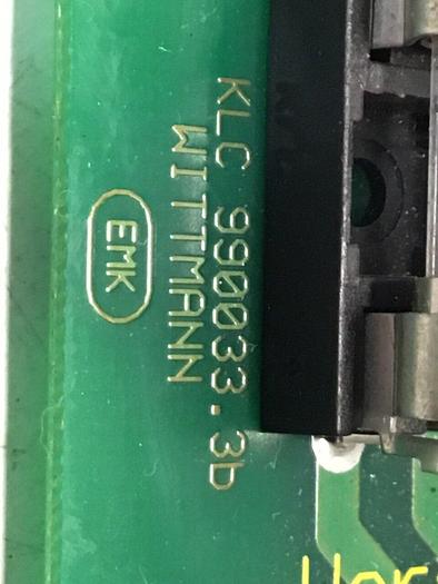 Used WITTMANN Circuit Board KLC 990033.3B #88785