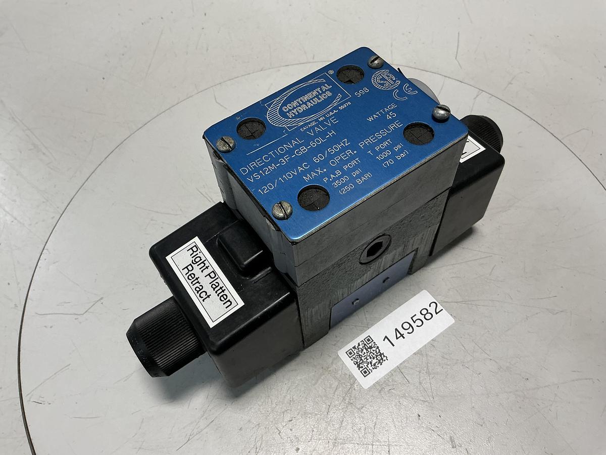 Used CONTINENTAL HYDRAULICS VS12M-3F-GB-60L-H