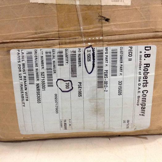 DB ROBERTS Self Clinching Nuts S-0813-2ZI #80708