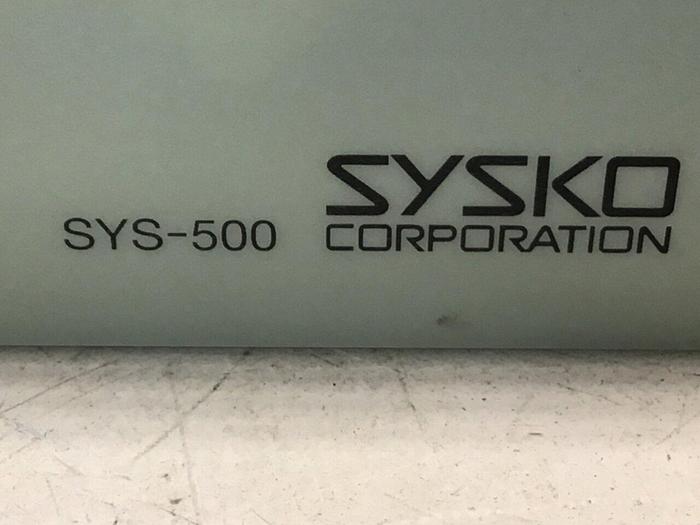 Used SYSCO Control Panel SYS-500 #125365