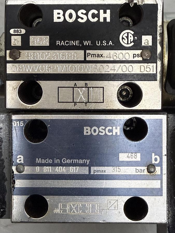 Used BOSCH Proportional Servo Valve 0 811 404 304 USED #139727
