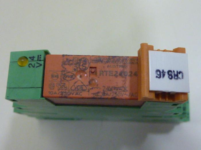 Used PHOENIX CONTACT Terminal Block PLC-BSC-24DC/21-21 #64294