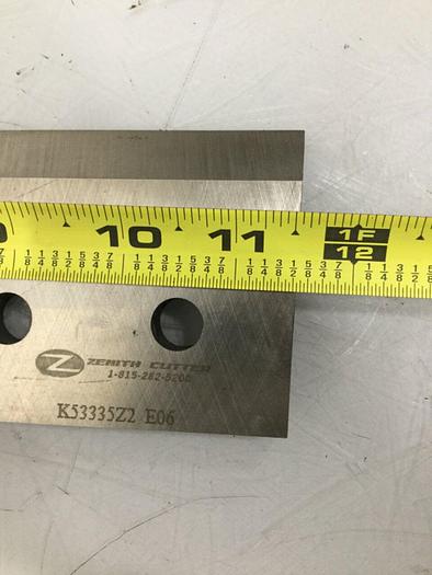 Used ZENITH CUTTER Granulator Blade / Knife K53335Z2 E06 #106789