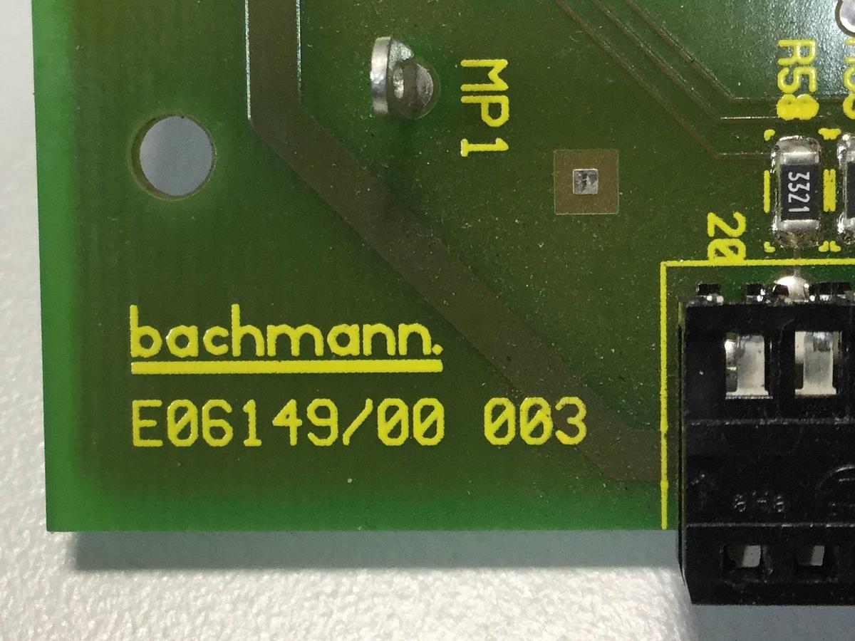 Used BACHMANN ELECTRONIC Output Card CA16/P2.5S E06149/00 003 USED