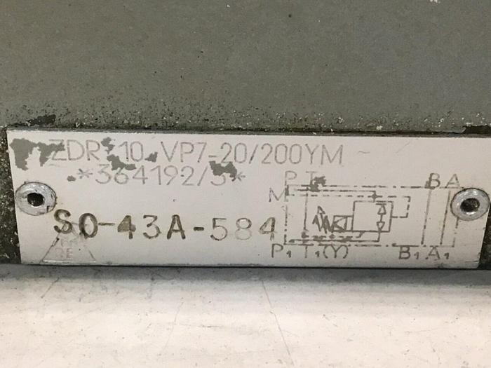 Used REXROTH Valve ZDR10VP720200YM #115823