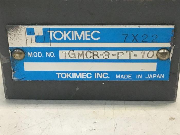 Used TOKIMEC Valve TGMCR-3-PT-10 #132212