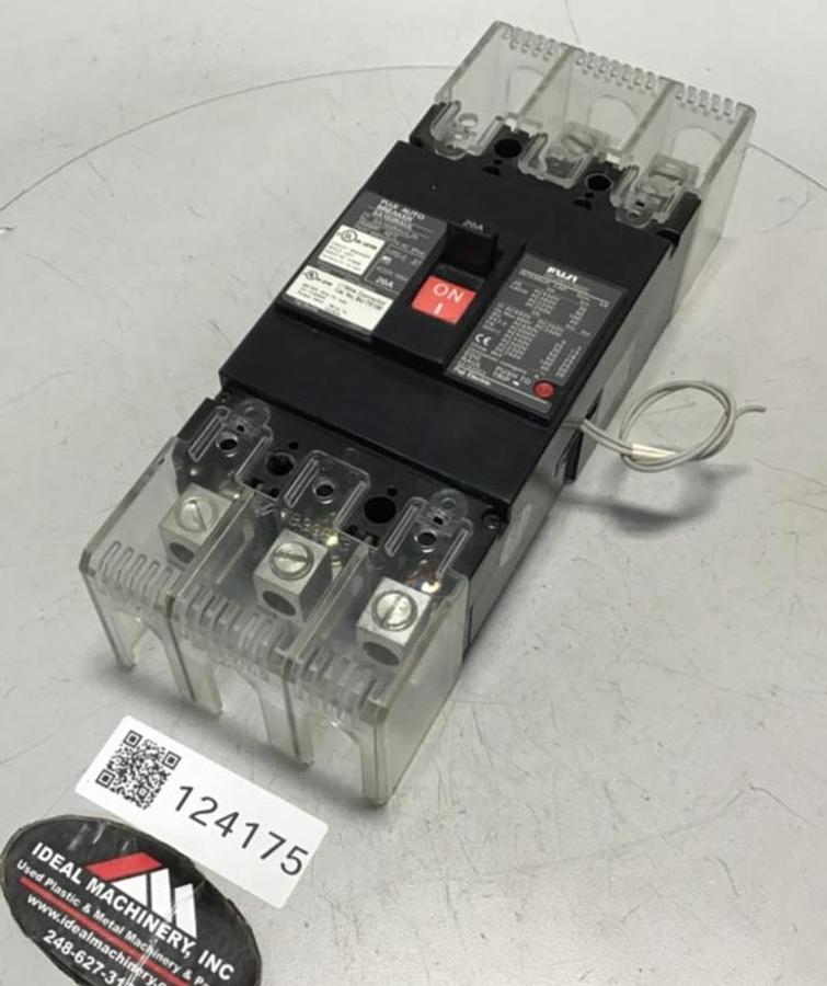 Used FUJI ELECTRIC 20 Amp Circuit Breaker SA103RAUL20 USED
