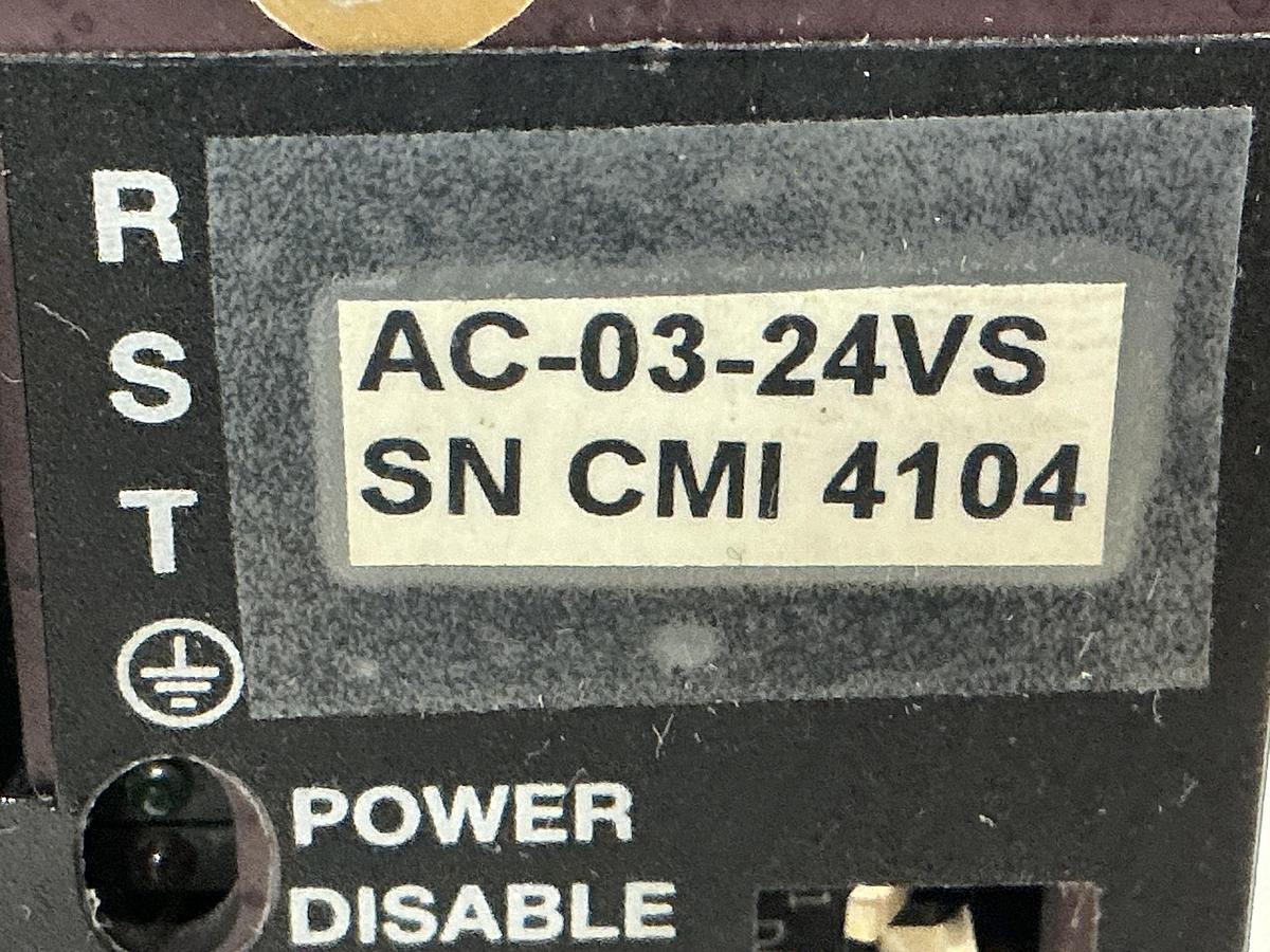 Used MTS SYSTEMS CO AC-03-24VS