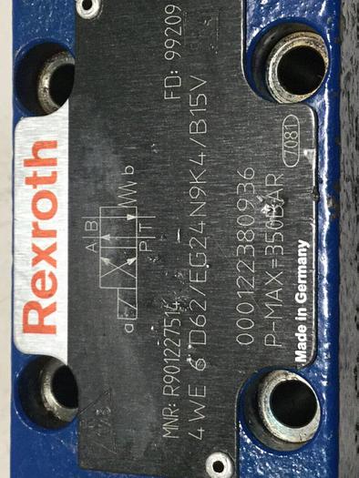 Used REXROTH Valve 4WE6D62EG24N9K4B15V #104727