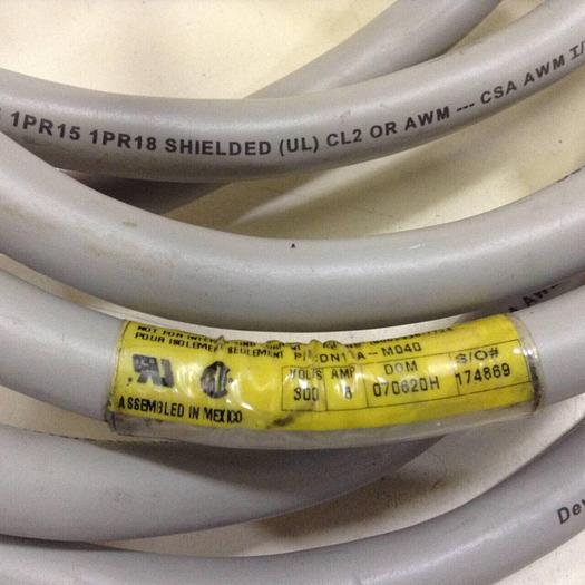 Used WOODHEAD CONNECTIVITY / BRAD HARRISON Cable DN11A-M040 #79315