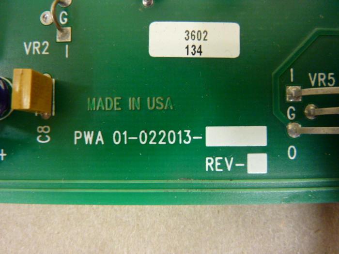 Used DOLAN JENNER Circuit Board PWA 01-022013 #47089