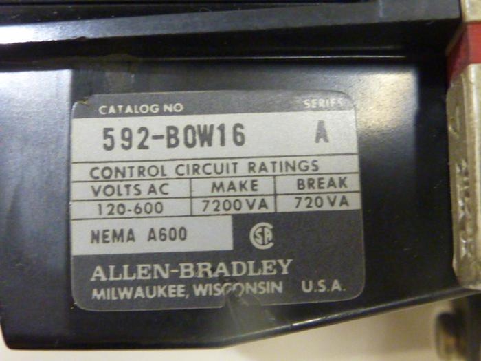Used ALLEN BRADLEY Starter Size 1 509-BOD SER B W36 #47120
