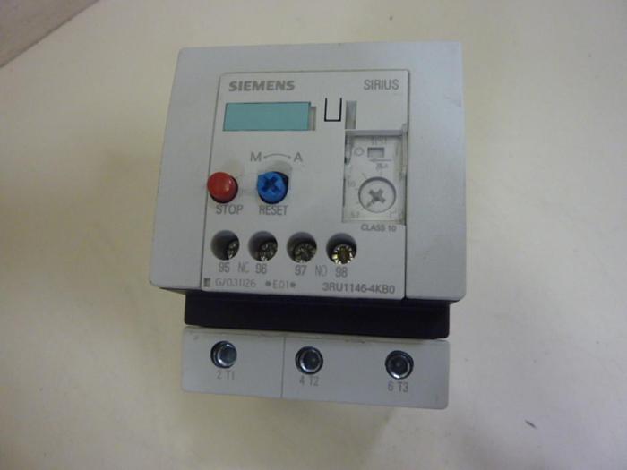 Used SIEMENS Overload Relay 3RU1 146-4KB0 #66594