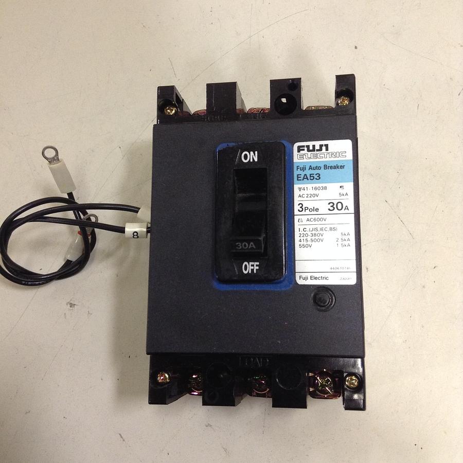 Used FUJI ELECTRIC 30 Amp Circuit Breaker EA53-30 Used
