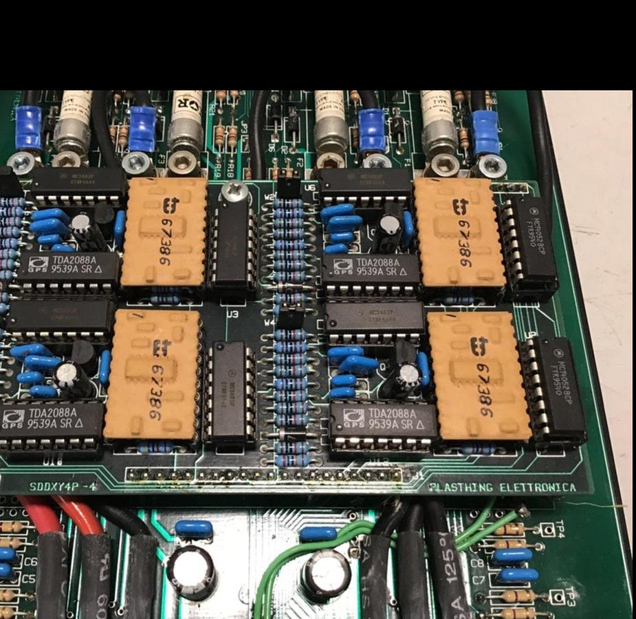 Used PLASTHING 4 Zone Control Card MSCC 4X24-01 USED