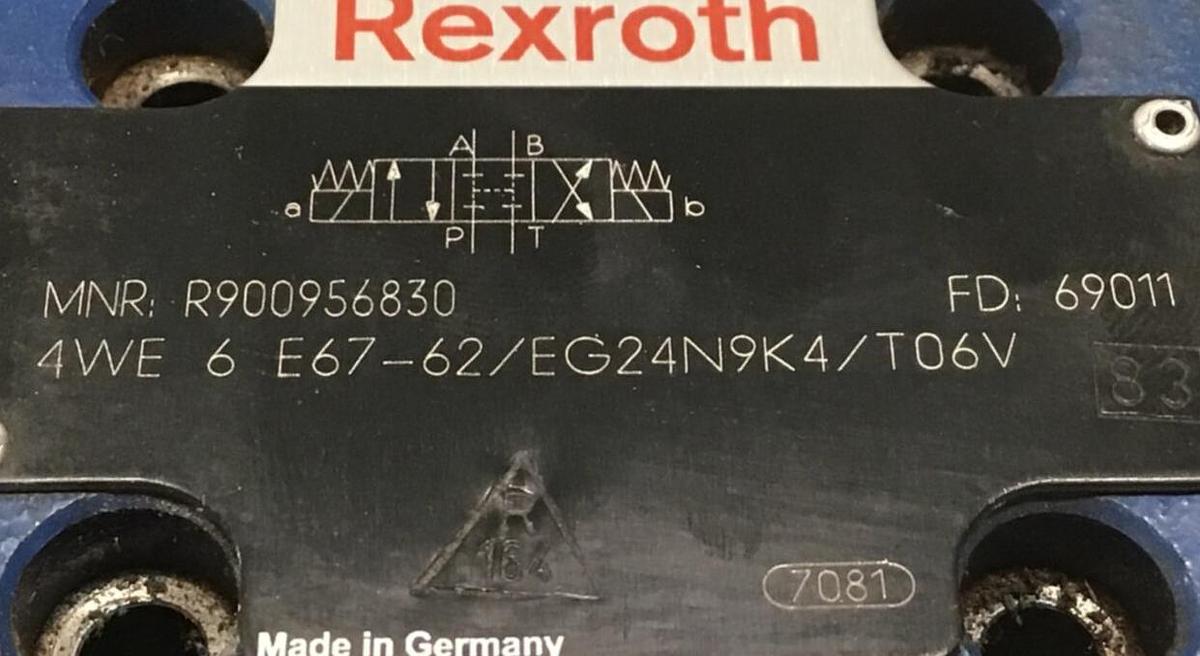 Used REXROTH Hydraulic Valve 4WE6E6762EG24N9K4T06V USED
