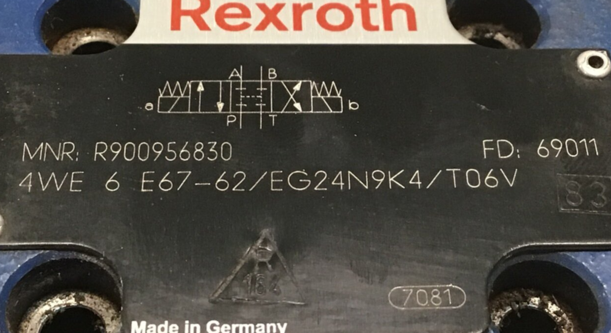Used REXROTH Hydraulic Valve 4WE6E6762EG24N9K4T06V USED