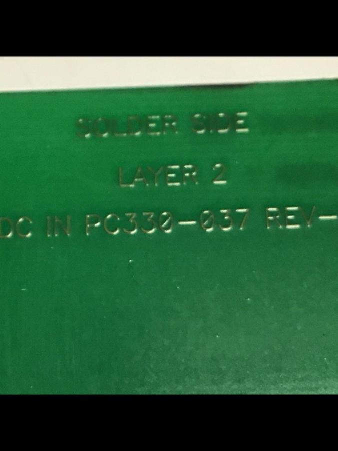 Used VAN DORN DC Input Board 330037 PC330-037 330-037 Used