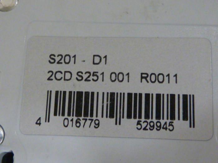 Used ABB Circuit Breaker S201-D1 #52173