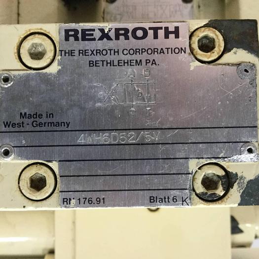 Used REXROTH Valve 4WRZ10W185316A24N9EK4D2M Used
