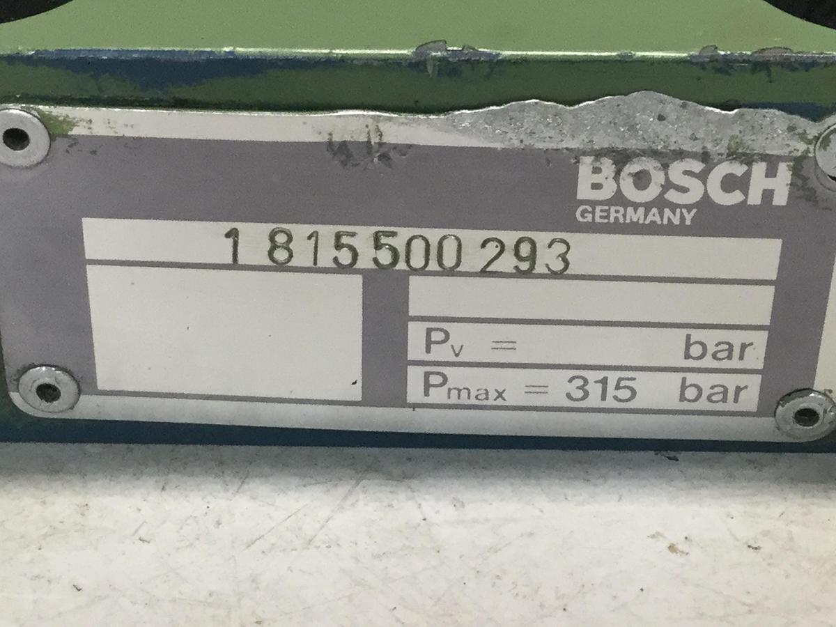 Used BOSCH Valve 1 815 500 293 USED
