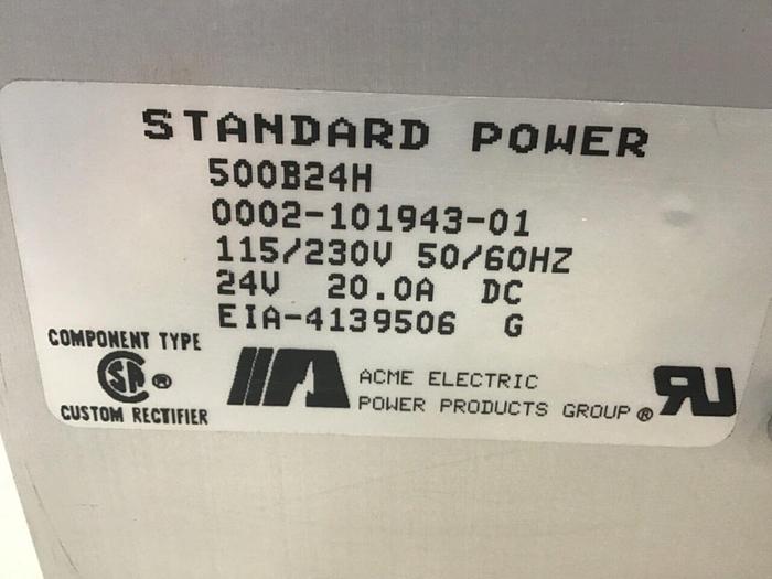 Used ACME ELECTRIC Power Supply 500B24H Used