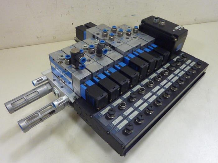 Used FESTO Control Block / Valve Terminal IFB8-02 #61265