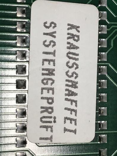 Used KRAUSS MAFFEI CPU100 Circuit Board 5089851 USED