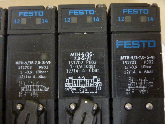 Used FESTO Control Block w/ Valves IFB8-03 #52801