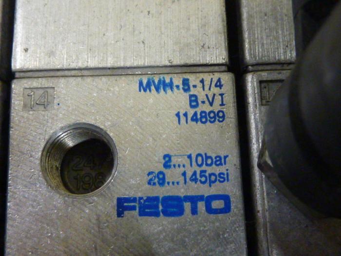 Used FESTO Control Block / Valve Terminal IFB8-02 #61264