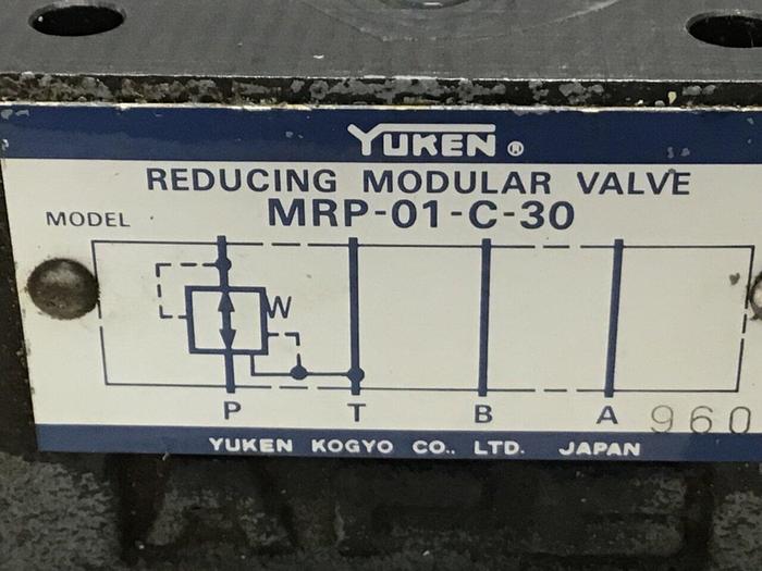 Used YUKEN Reducing Modular Valve MRP-01-C-30 #130534