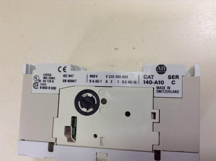 Used ALLEN BRADLEY Manual Motor Starter 140-MN-0100 SER D #79597