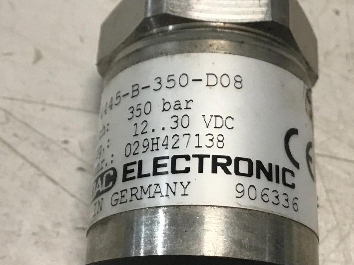 Used HYDAC Plug Connection 4445-B-350-D08 USED