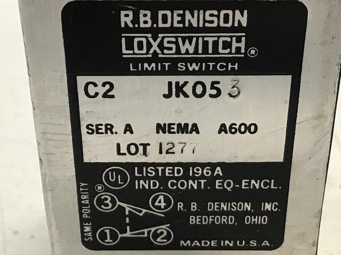 Used RB DENISON Limit Switch C2JK053 #121199