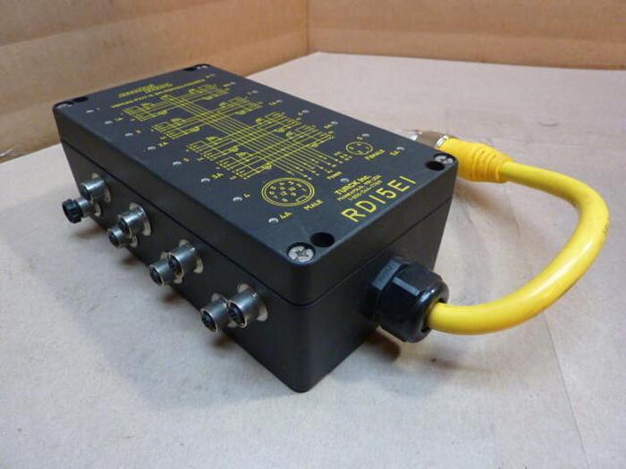 Used TURCK ELEKTRONIK Junction Box VBM160-PX17-0.3M-RSM126 #29767