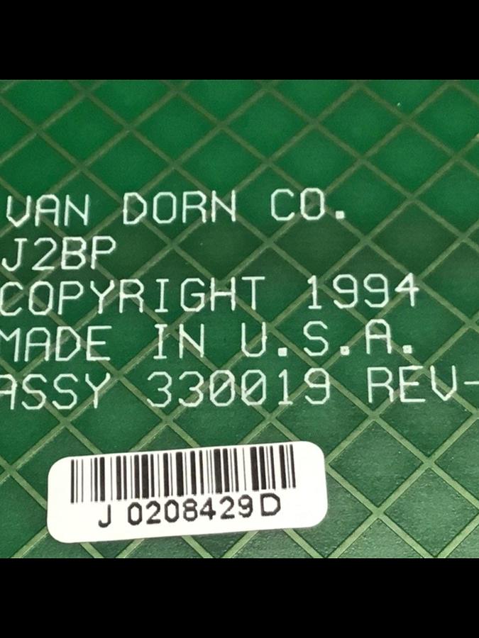 Used VAN DORN Circuit Board 330019 PC330-019 330-019 Used #145287