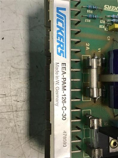 Used VICKERS Circuit Board EEA-PAM-126-C-30 #134176