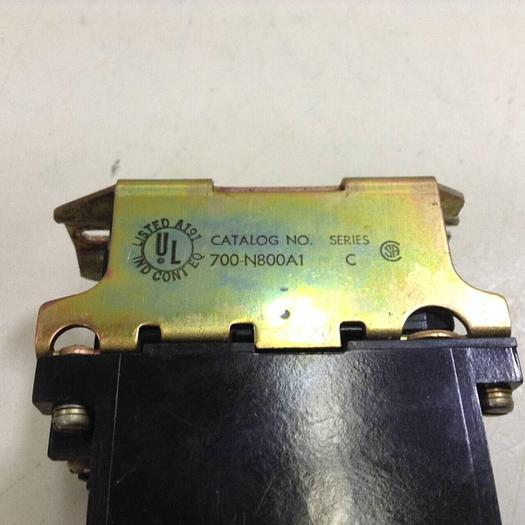 Used ALLEN BRADLEY AC Relay 700-N800A1 SER C #86494