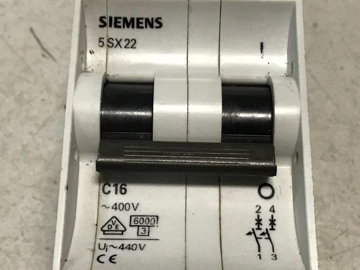 Used SIEMENS Circuit Breaker 5SX22C16 #122586