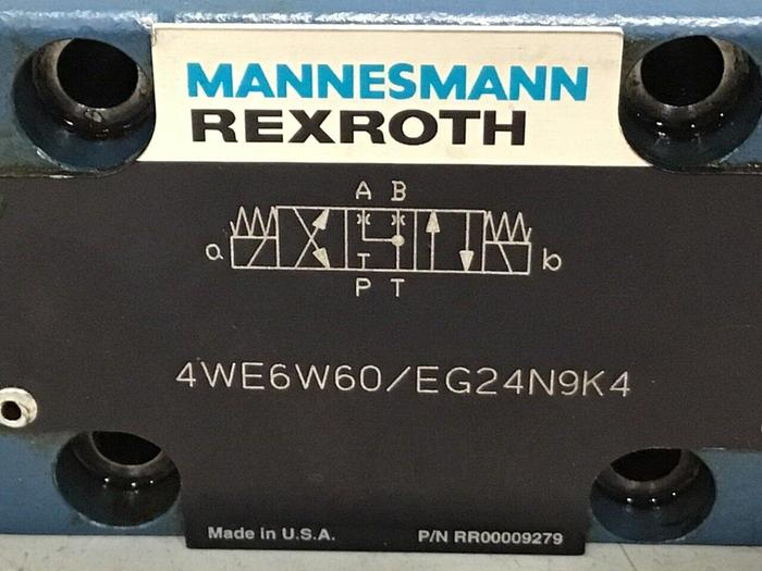 Used MANNESMANN REXROTH Hydraulic Valve 4WE6G2-60/EG24N9K4 Used