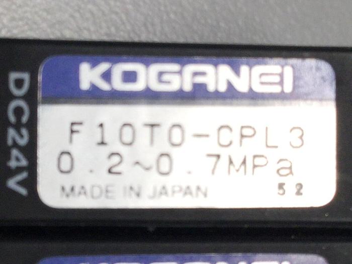 Used KOGANEI Manifold w/ Valves F10M4AJ #104808