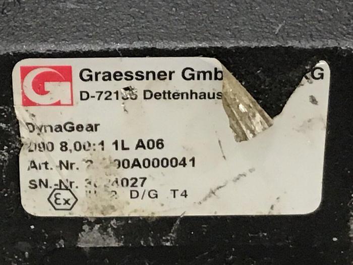 Used GRAESSNER GMBH Gearbox D90 8,11:1 1L A06 #133742