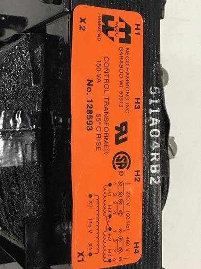 Used NECO HAMMOND 0.15 kVA Transformer 128593 #93471