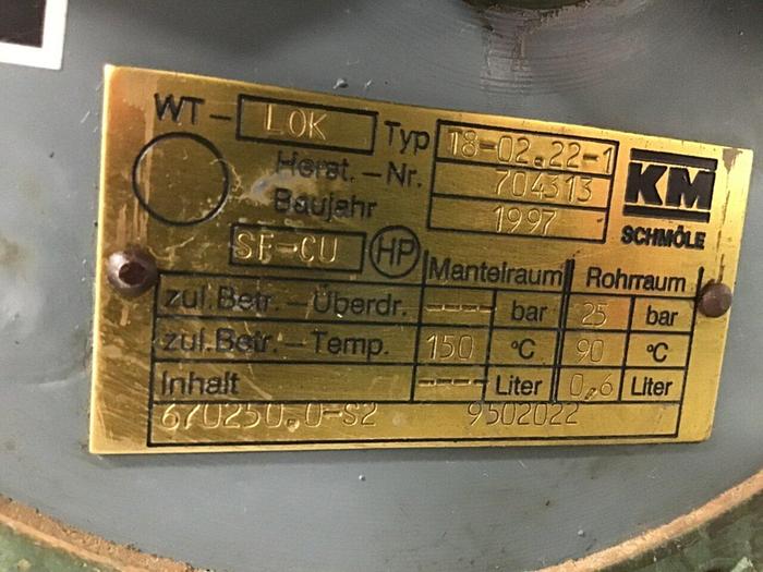 Used KME SCHMOLE Heat Exchanger T8-02.22-1 #139847