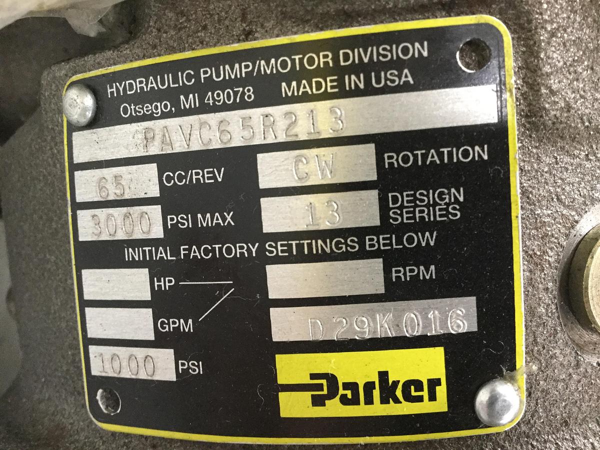 Used Parker PAVC65R213