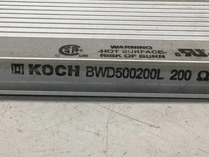 Used KOCH Braking Resistor BWD500200L #119295