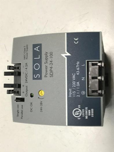 Used SOLA ELECTRIC Power Supply SDP4-24-100 #115881