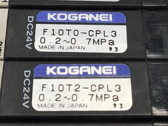 Used KOGANEI Manifold w/ Valves F10M8AJ #120931