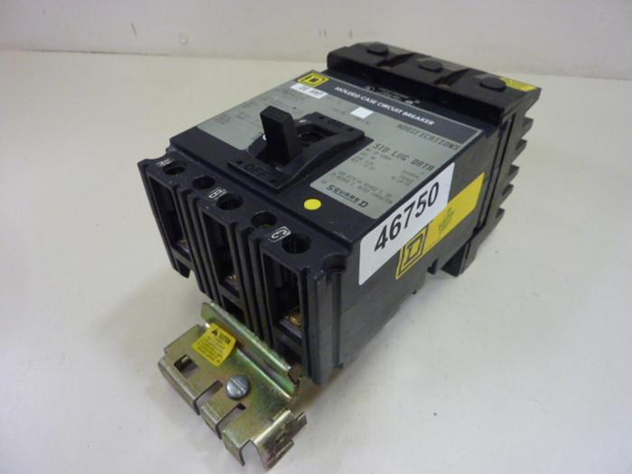 Used SQUARE D 20 Amp Circuit Breaker FCB34020 #46750